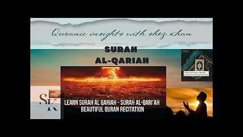 Surah Al -Qariah(101) x 10|The Calamity|Learn Quran for kids|القران الکریم |سورتہ القارعت