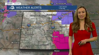 Chilly weekend with snow in the mountains, NE plains