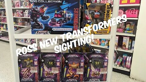 Transformers New Action Figure Sighting at Ross! Scourge Cliffjumper, Blurr, Velocitron figures...