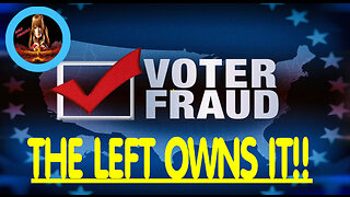 THE MISCREANTS AND REPROBATES ON THE LEFT ARE THE ARCHITECTS OF VOTER FRAUD!!