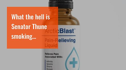 What the hell is Senator Thune smoking…