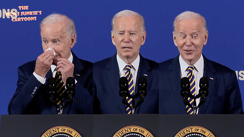 Biden's Freudian slip: "I th-th-th-the-thought you shed No... I was getting a little worried I th-th thought you someone said No."