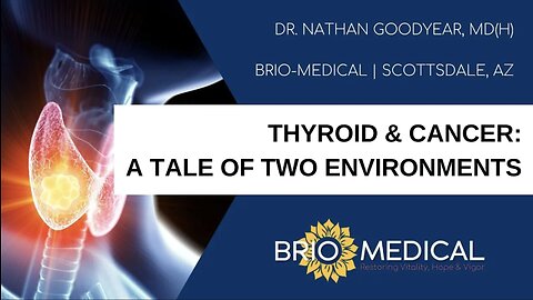 Thyroid and Cancer Webinar | Dr. Nathan Goodyear, MD at Brio-Medical