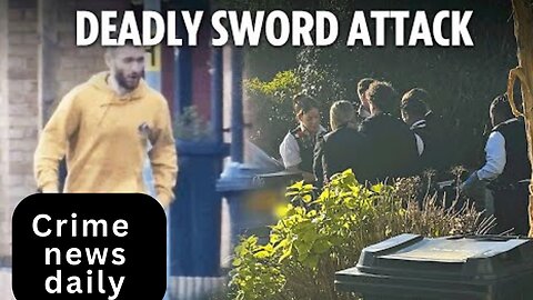 13yo boy was by sword wielding man who attacked five including two cups