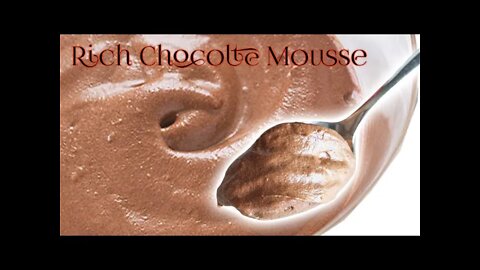 Rich Chocolate Mousse Filling For Cake(മലയാളം)