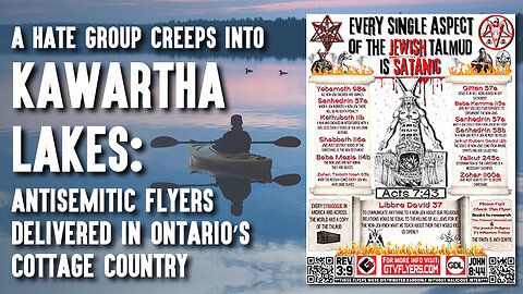 A Hate Group Creeps Into Kawartha Lakes: Antisemitic Flyers Delivered In Ontario’s Cottage Country