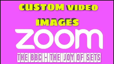 Fun with Zoom Meetings | Custom background images and video | zoom virtual background