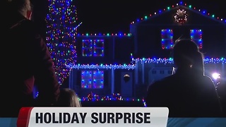 Idaho military family surprised with Christmas decorations