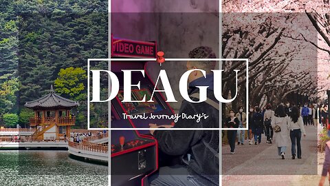 😃THIS IS 🌟DAEGU CITY🌟 AWESOME 🙆MUST VISIT THIS PLACES IF YOU GO TO DAEGU