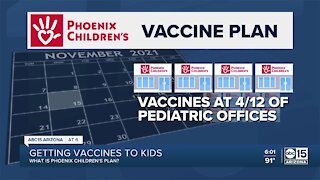 Phoenix Children’s Hospital to book kid vaccine appointments mid-November