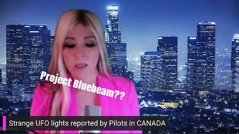 Pilots report UFO type Lights seen in Canada & California Storm