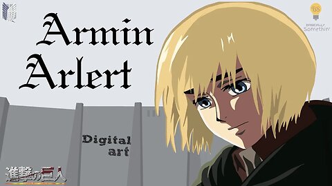 Drawing Armin Arlert | Digital Art Process | Attack on Titan Anime Illustration"