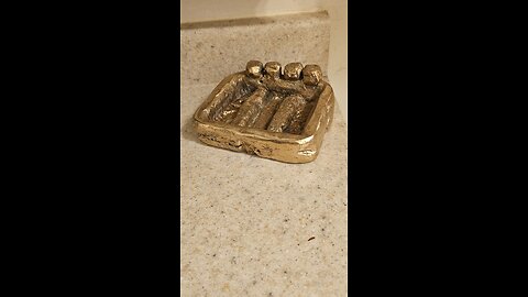 Casting a bigger better bronze improved dish soap tray