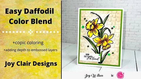 Easy Daffodil Color Blend