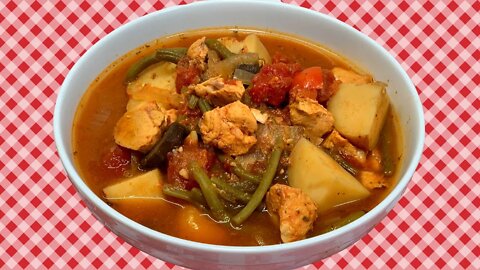 SLOW COOKER CHICKEN STEW!! DUMP AND GO PANTRY PULL RECIPE!!