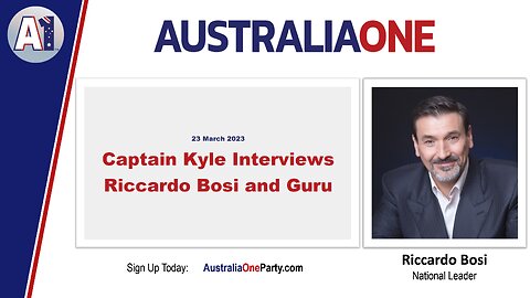 AustraliaOne Party - Captain Kyle Interviews Riccardo Bosi and Guru