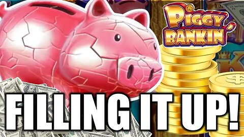 FILLING THE SCREEN UP WITH PIGGIES! 🐷 High Limit Lock It Link Piggy Bankin Jackpot!