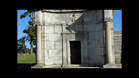 "Evening Cemetery Roming @ Holy Cross Cemetery" (11April2024) A Crypt Door LiveStream
