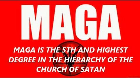 Dana Ashlie - MAGA IS THE 5TH AND HIGHEST DEGREE IN THE CHURCH OF SATAN HIERARCHY
