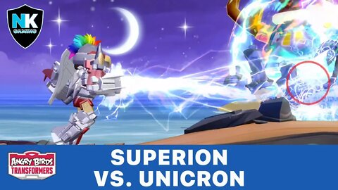 Angry Birds Transformers - Superion vs. Unicron