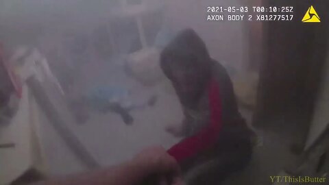 Footage shows Kent Police officer rescue arsonist from burning building