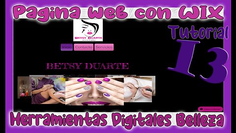 🆕 Como crear tu Pagina Web con WIX ✅ Herramientas Digitales Belleza ✅ Tutorial 13