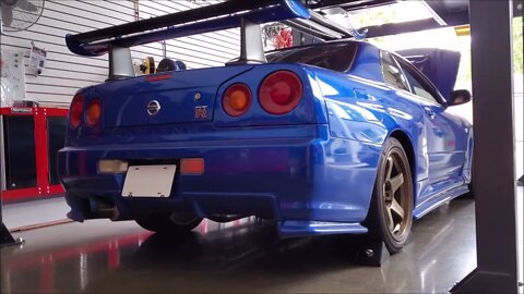 Nissan R34 Skyline GT-R Tomei Expreme Ti Catback Exhaust (Titanium exhaust system) | AnthonyJ350