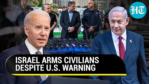 Weapons On Streets...': Israel Arms Civilians; Over 100,000 New Gun Licenses Cleared | Watch