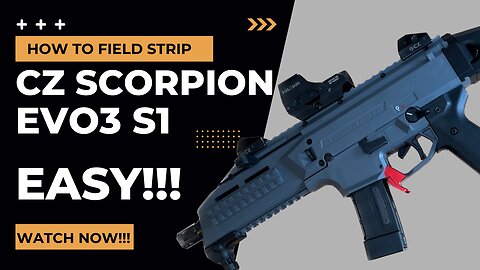 How to Disassemble and Reassemble a CZ Scorpion EVO3 S1 (Field Strip)