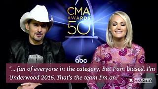 Brad Paisley and Carrie Underwood talk 2016 CMAs | Rare Country