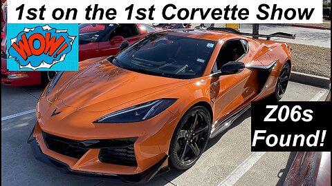 TWO C8 Z06 Corvettes & More at the "1st on the 1st" Corvette Show 2023 in McKinney TX
