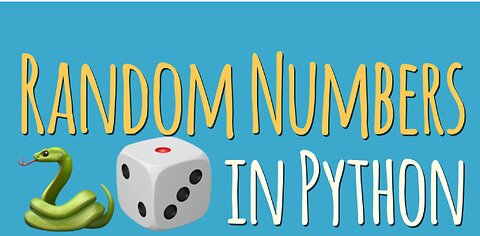 Random Number Generator in Python🎲 | Python Random Numbers#100daysofpython