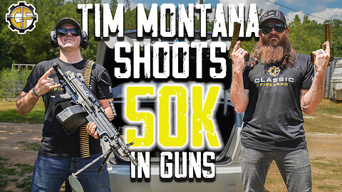 Tim Montana Goes Hillbilly Rich & Shoots $50,000 Of Guns!!!