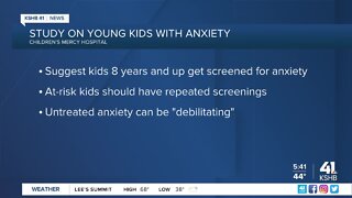 Study on young kids with anxiety
