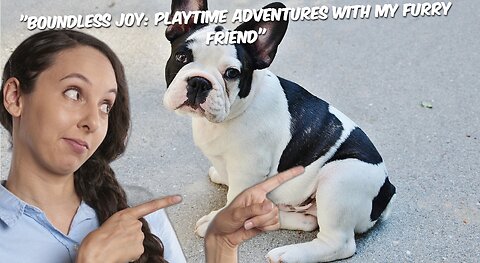 "Boundless Joy: Playtime Adventures with My Furry Friend"