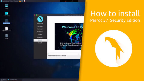 How to install Parrot 5.1 Security Edition