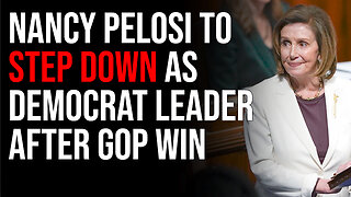 Nancy Pelosi To Step Down As Democrat Leader After GOP Win