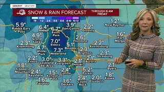 Winter weather advisories in effect Thursday for snow, cold along Front Range