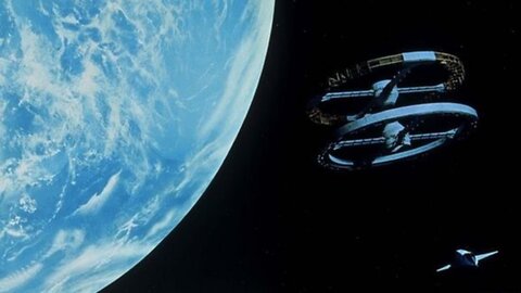 2001: A Space Odyssey (1968) - 'The Blue Danube' (waltz) (HD)