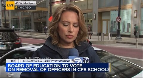 Chicago children say they feel unsafe with police in their schools, crime is gonna go up…