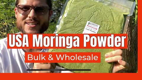 USA Moringa Powder in Bulk & Wholesale Directly From Expert Florida Farmer Organically Grown