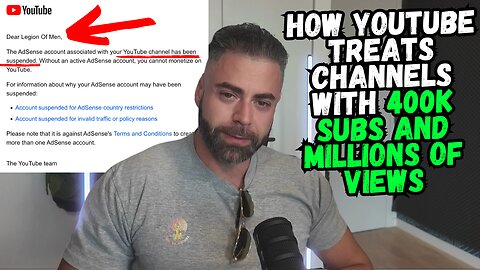 Youtube DEMONETIZED My Channel For An INSANE Reason...Creator Support Refuses To Help