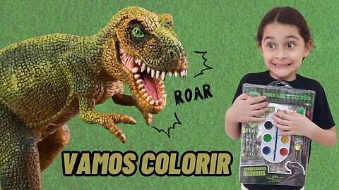 VAMOS COLORIR COMIGO / DINOSSAUROS INCRÍVEIS / SUPER COLOR PACK