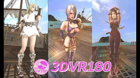 VR 180° 3D Sexy girl Ivy Valentine Soul Calibur