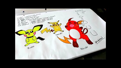 HOW TO DRAW POKEMON PIKACHU EVOLUTIONS STEP BY STEP EASY