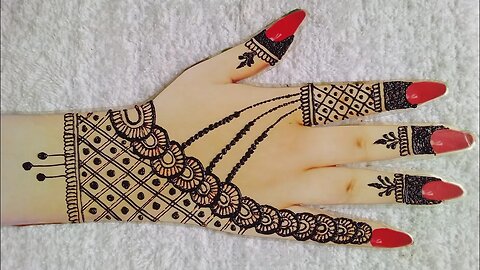 Beautiful Easy Mehndi Design | Simple Back Hand Mehndi Designs | Sana Designs