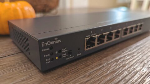 EnGenius PoE 8 Port L2+ Managed Switch (ECS1008P)