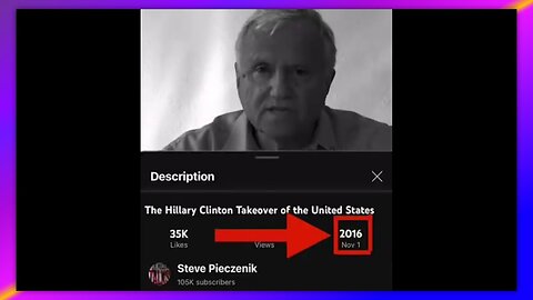 👀 STEVE PIECZENIK POSTED THIS VIDEO ON NOVEMBER 1, 2016💯🔥🔥🔥🔥🔥🔥🔥