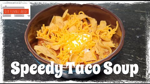 Speedy Taco Soup