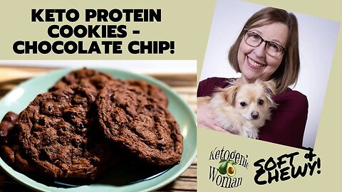 Chocolate Protein Cookies | Keto Chow Cookies and Reg Protein Powder Cookies |